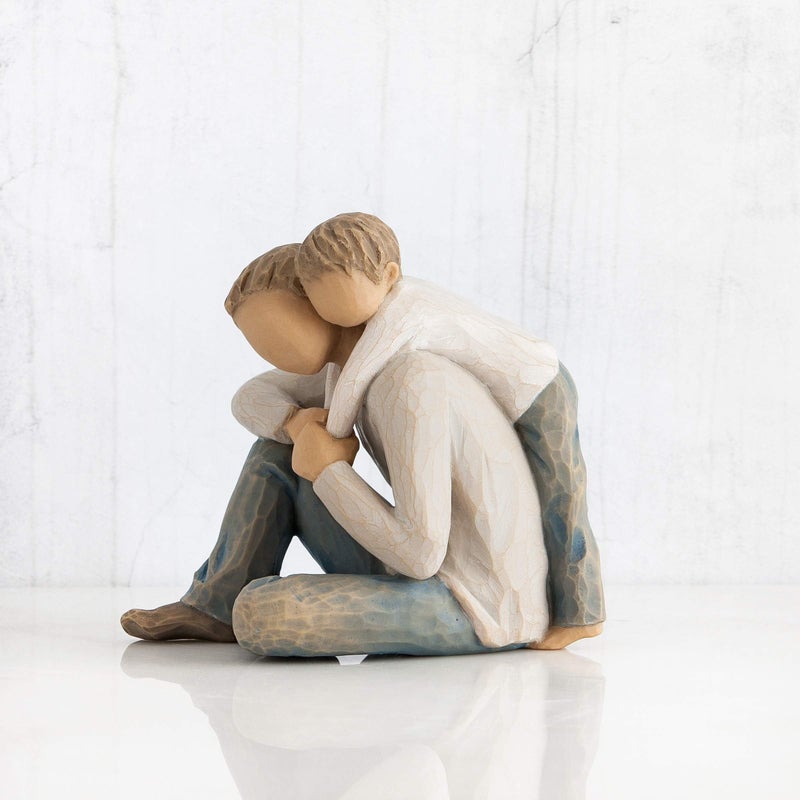 Willow Tree That's My Dad, My Favorite time is time with You, Shows Loving and Playful Relationship Between Father and Son, or Grandfather and Grandson or Brothers, Sculpted Hand-Painted Figure - Image 2
